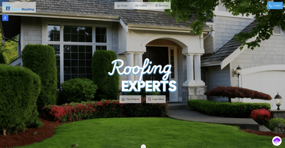 An image of a website made with thundr.