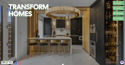 An image of a website made with thundr.