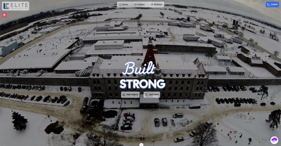 An image of a website made with thundr.