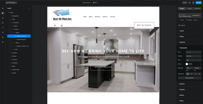 A website builder that is hard to use.